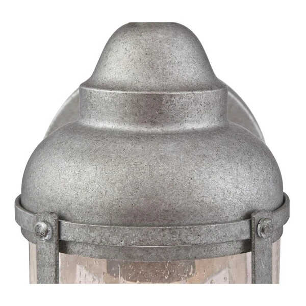 Westinghouse Rezner One-Light Outdoor Wall Fixture, Galvanized Steel Finish with Clear Seeded Glass Shopping - The Best Deals on Outdoor Wall Lanterns | 39885147