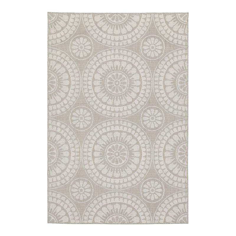 StyleHaven Porter Circles Indoor Outdoor Area Rug