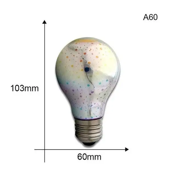 3D retro Vintage Night Light Led Bulb Lamp 220V G95 Lampara Ampoule lampada Star Holiday Decoration Lighting Bulb - Medium