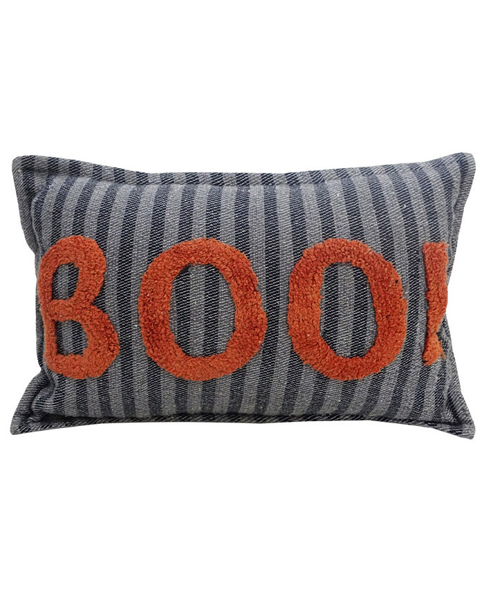 Vibhsa Halloween Boo Decorative Throw Pillow， 24