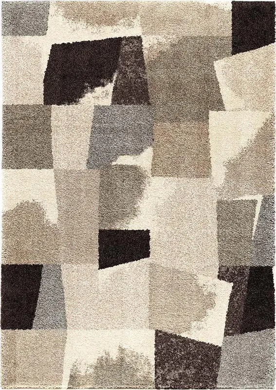 Wild Weave 5 x 8 Slate Gray and Taupe Area Rug