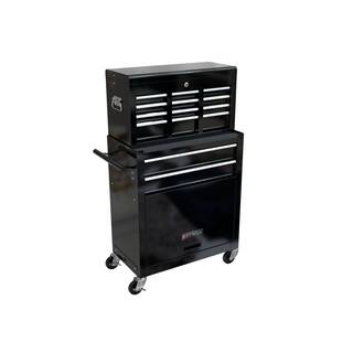 Tidoin High Capacity Steel Rolling Tool Cart with Wheels and 8-Drawer Tool Storage Cabinet in Black ART-YDW1-192