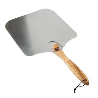 Old Stone Pizza Kitchen 14 in. x 16 in. Aluminum Foldable Pizza Peel with Wood Handle KCH-08436