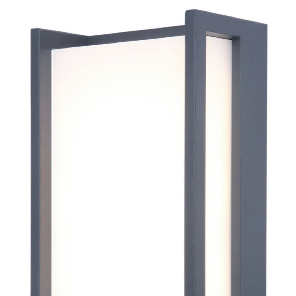 Britalia BR5193001118 LED Anthracite Outdoor Modern Rectangular Flush Wall Light