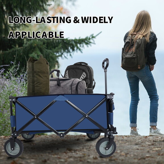 Utility Collapsible Folding Wagon Cart Heavy Duty ...