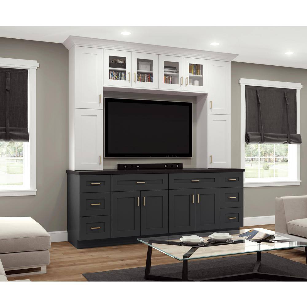 Home Decorators Collection Newport Onyx Gray 96 in. x 0.75 in. x 2.625 in. Angled Crown Molding ACM8-DO