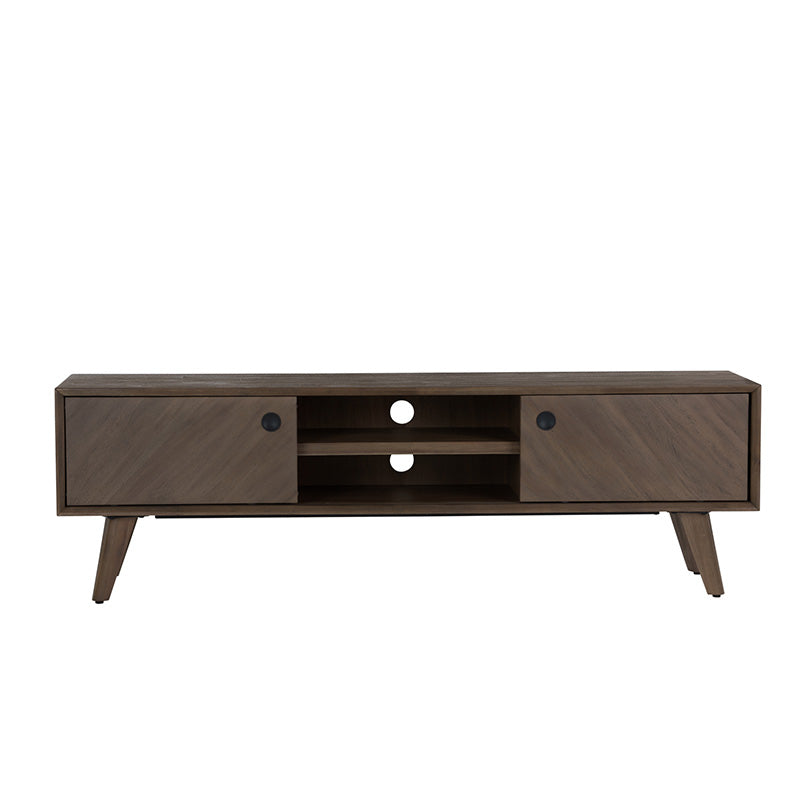 TORRELL 165cm TV Entertainment Unit - Woodline Mocha