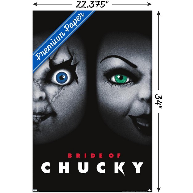 Trends International Child x27 s Play Bride Of Chucky One Sheet Unframed Wall Poster Prints