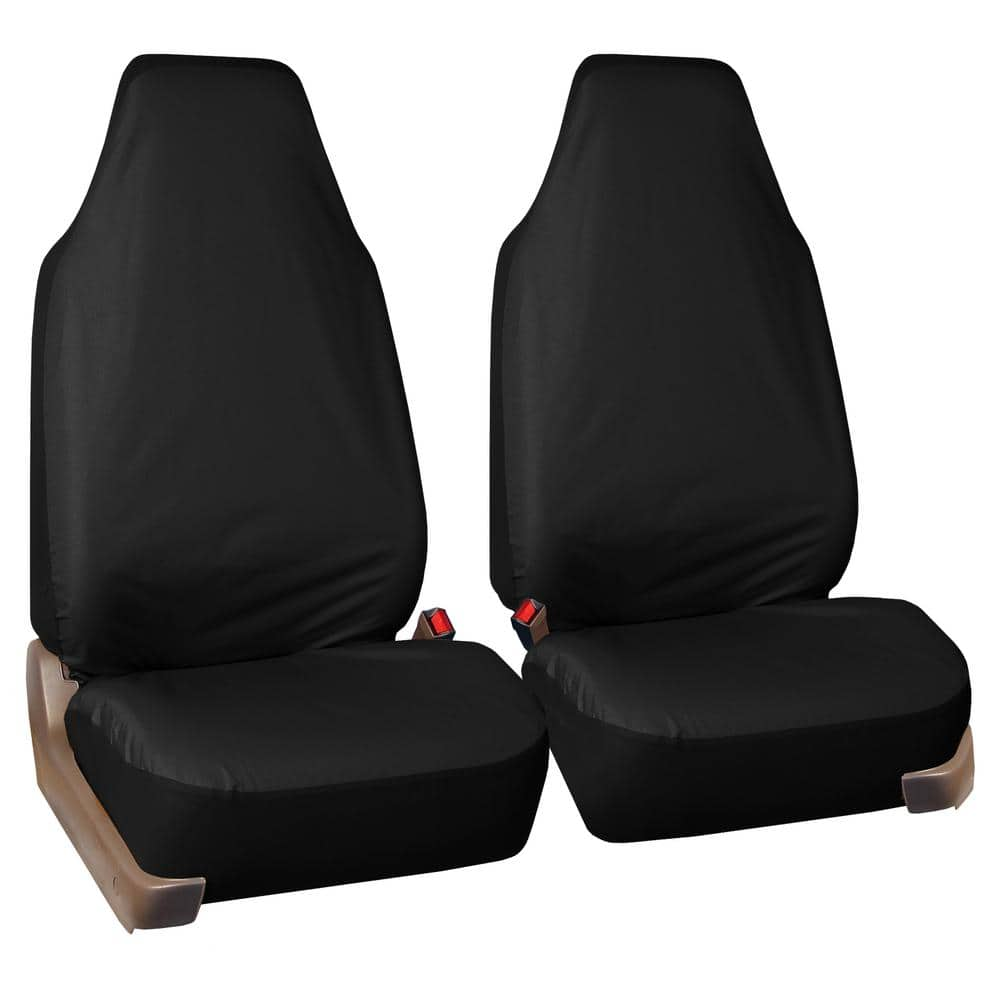 FH Group Waterproof Oxford 47 in x 23 in. x 1 in. Rugged Full Set Seat Covers DMFB113BLACK114