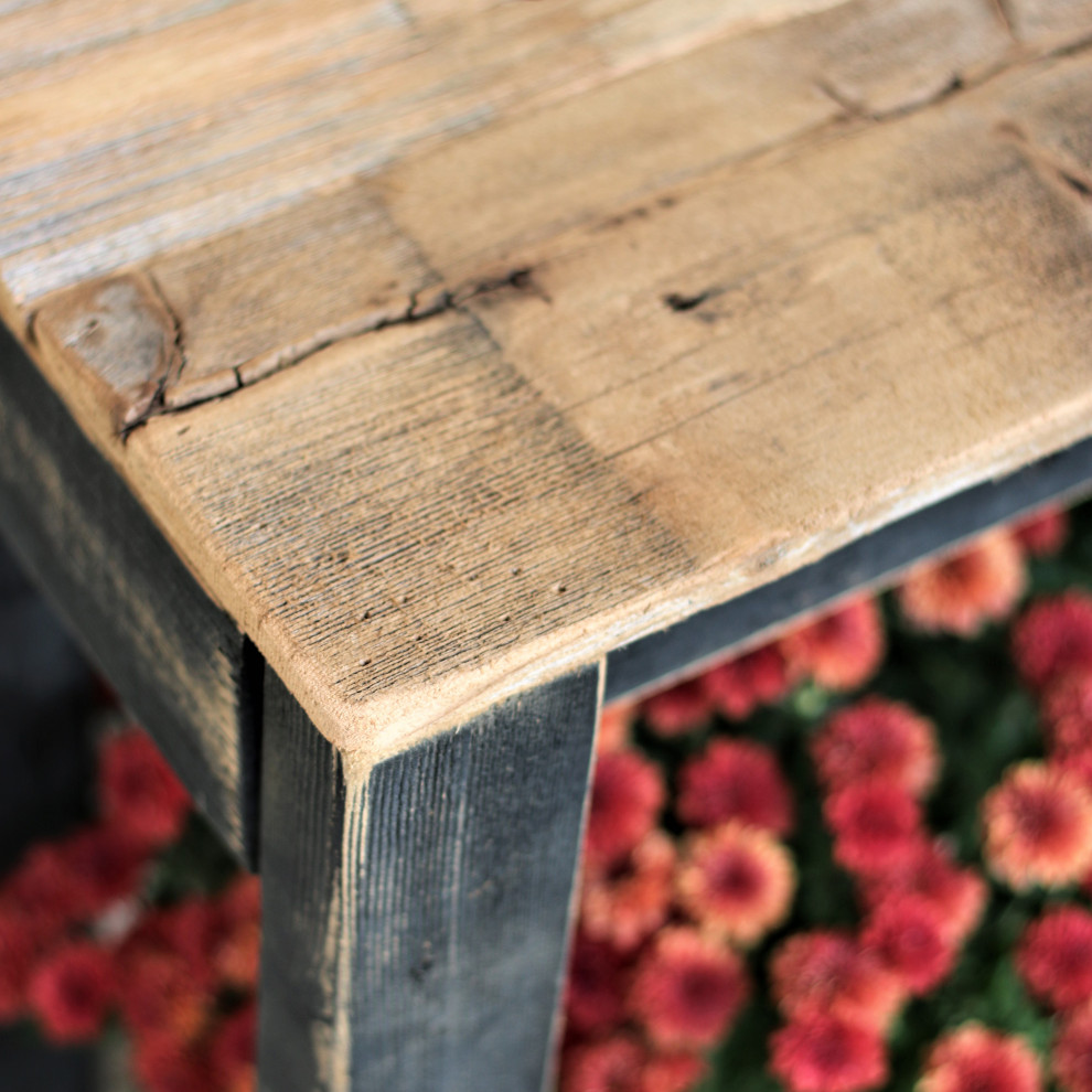 36 Inch Black Combo Console Table   Farmhouse   Console Tables   by Doug and Cristy Designs  Houzz