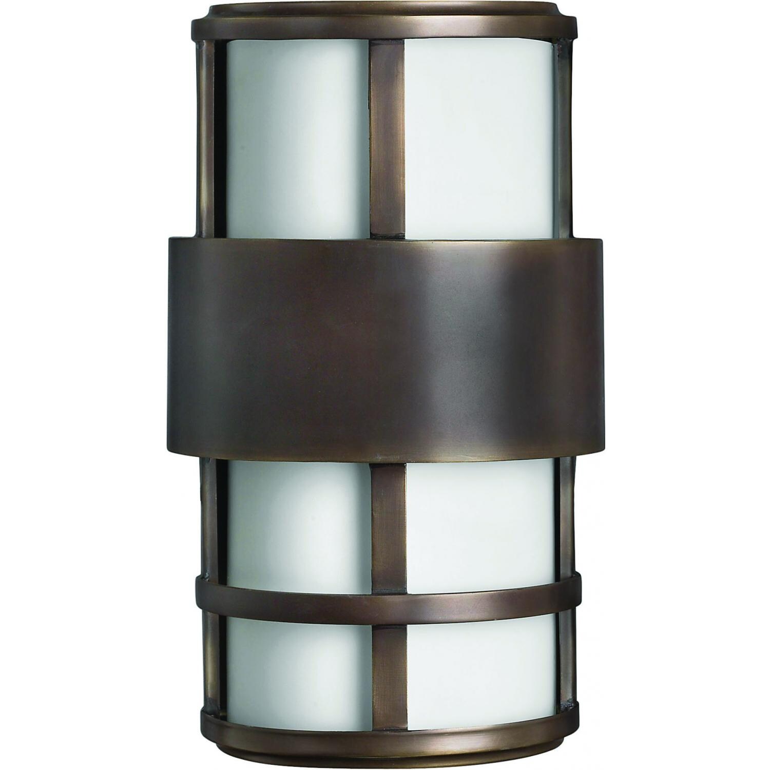 Hinkley Lighting Saturn Two Light 13-Inch LED Outdoor Wall Light