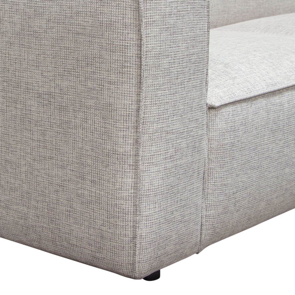 Vice 2 Piece Modular Sofa  Barley Fabric   Transitional   Sofas   by Timeout PRO  Houzz