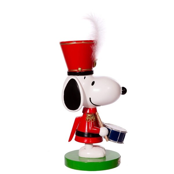 Kurt Adler 10Inch Snoopy the Drummer Nutcracker