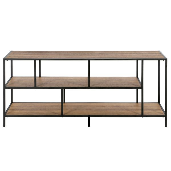 Winthrop Rectangular TV Stand with Metal Shelves for TV's up to 60