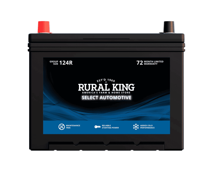 Rural King Select Automotive Battery - 124R-72