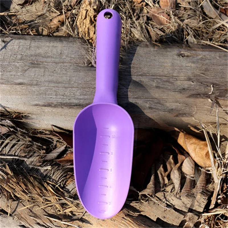 Gardening tools plastic shovel digging harness scale succulent flower spoon