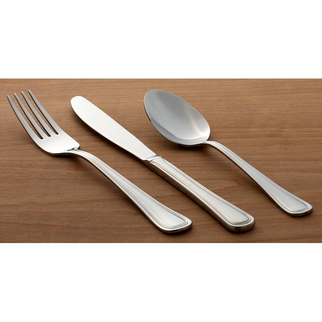 Oneida 74pc Stainless Steel Hollis Flatware Set