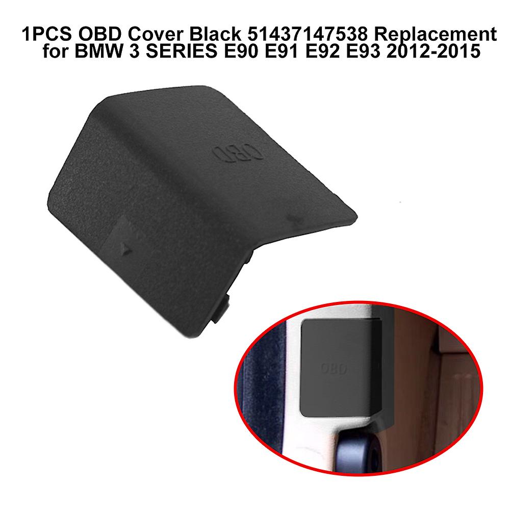 Black Obd Cover Black 51437147538 Replacement For Bmw 3 Series E90 E91 E92 E93 2012-2015