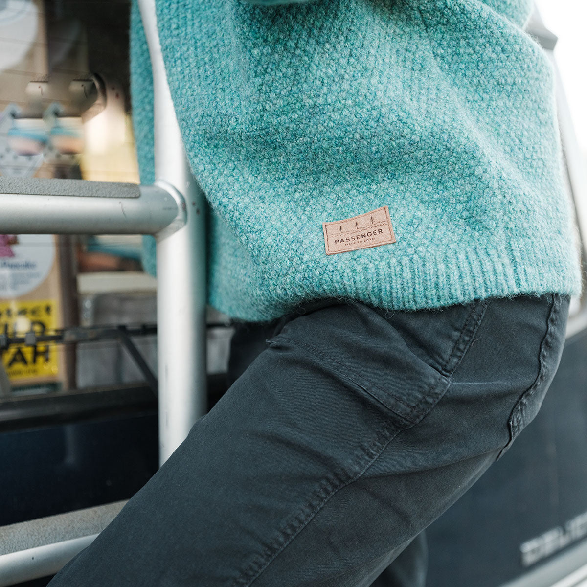 Alberta Knitted Jumper - Ocean Green