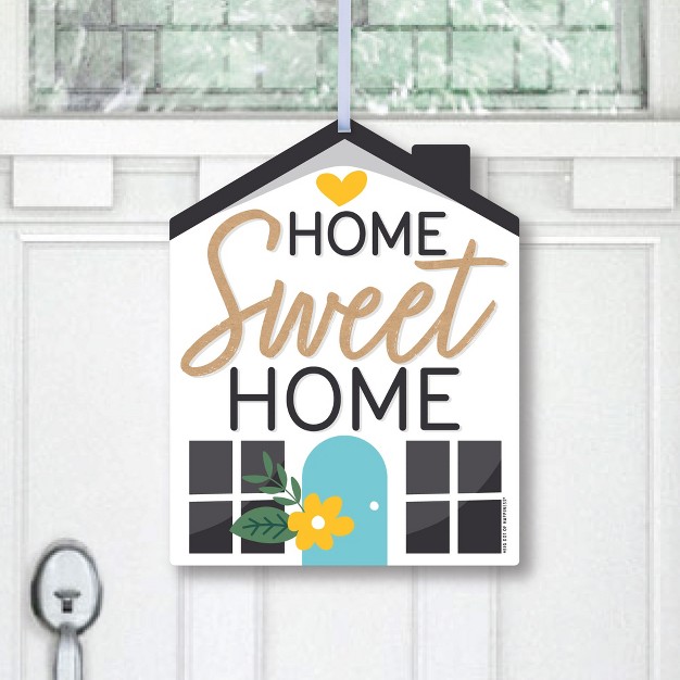 Big Dot Of Happiness Welcome Home Housewarming Hanging Porch New Sweet Home Outdoor Decorations Front Door Decor 1 Piece Sign