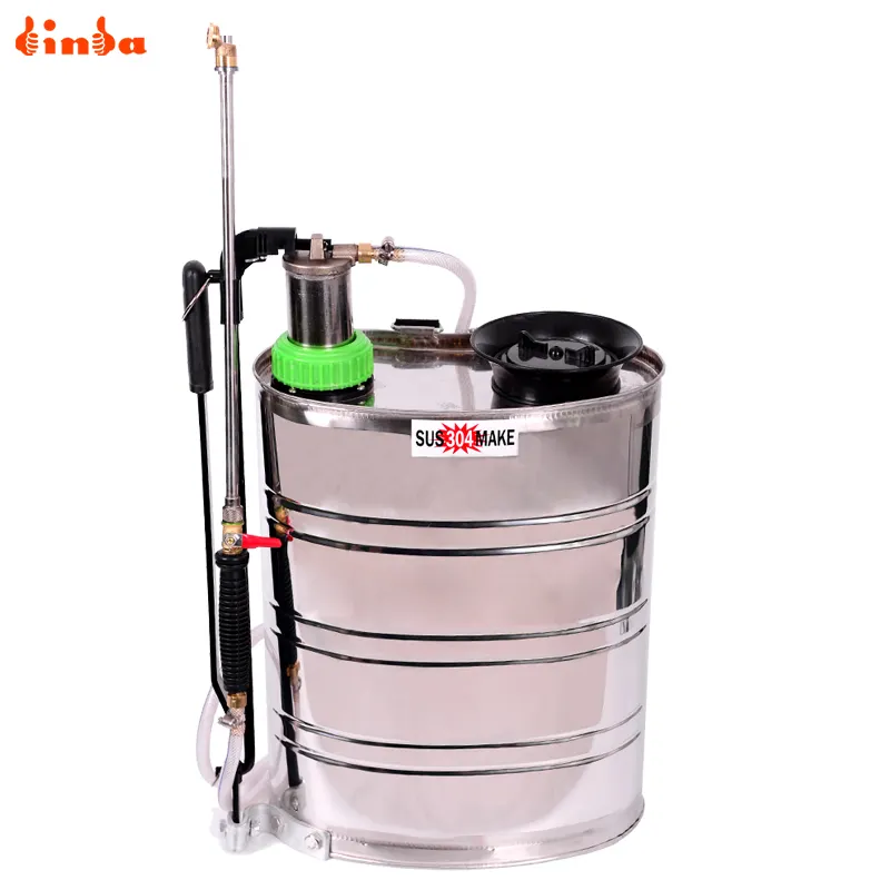 16L Stainless Steel Garden Hand Knapsack Sprayer Manual Pump Sprayer