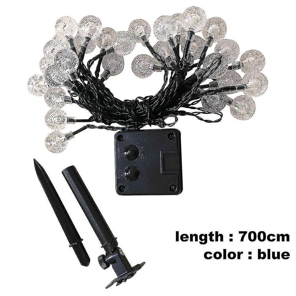 Solar String Lights Outdoor，22.9ft 50 Led Hanging Solar Lights