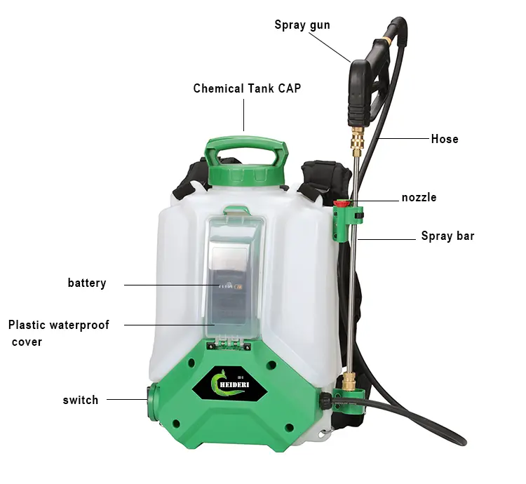 Long use life agricultural electric backpack sprayer backpack sprayer 15 litre backpack sprayer