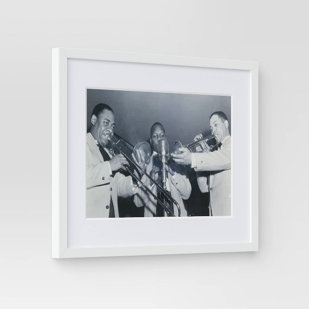 X 16 quot Bandmates By Gordon Parks Glass Framed Wall Canvas