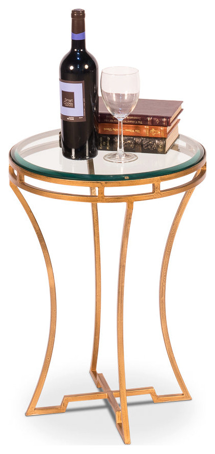 The Wine Money Table Round End Table   Contemporary   Side Tables And End Tables   by Sideboards and Things  Houzz