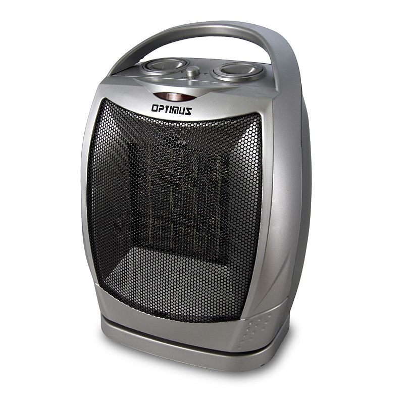 Optimus Portable Oscillating Ceramic Heater with Thermostat