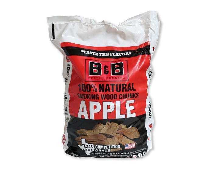 BB Natural Apple Smoking Chunks， 549 cu. in. Bag - C00141-B