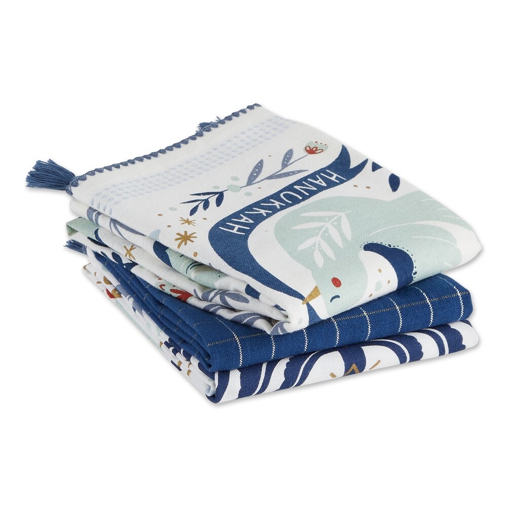 DII Asst Hanukkah Dishtowel (Set Of 3)