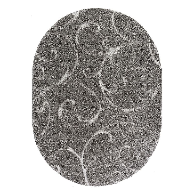 KHL Rugs Scrollwork Transitional Shag Rug