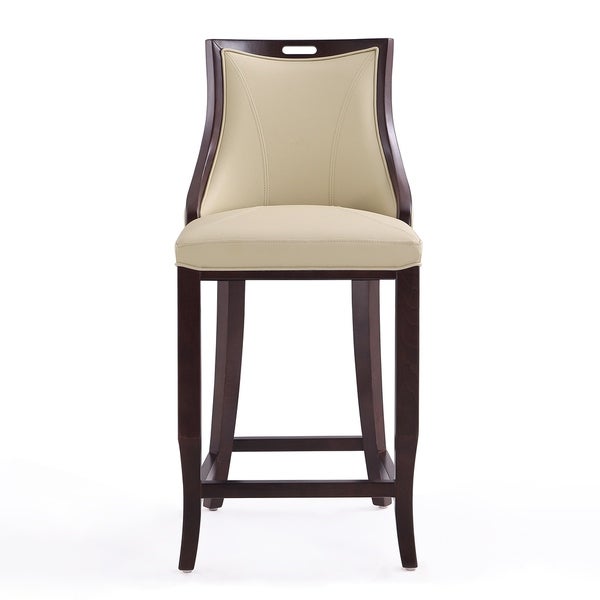 Emperor Upholstered Wood Bar Stool