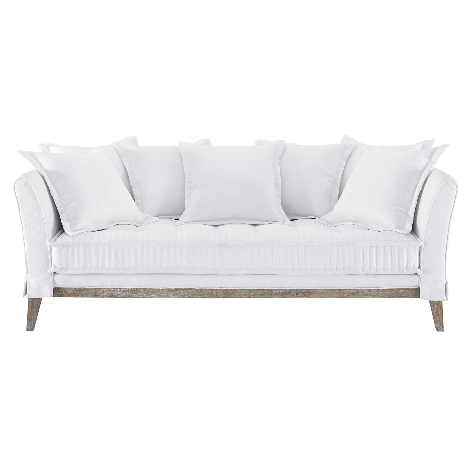 Modway Rowan Fabric Sofa, White