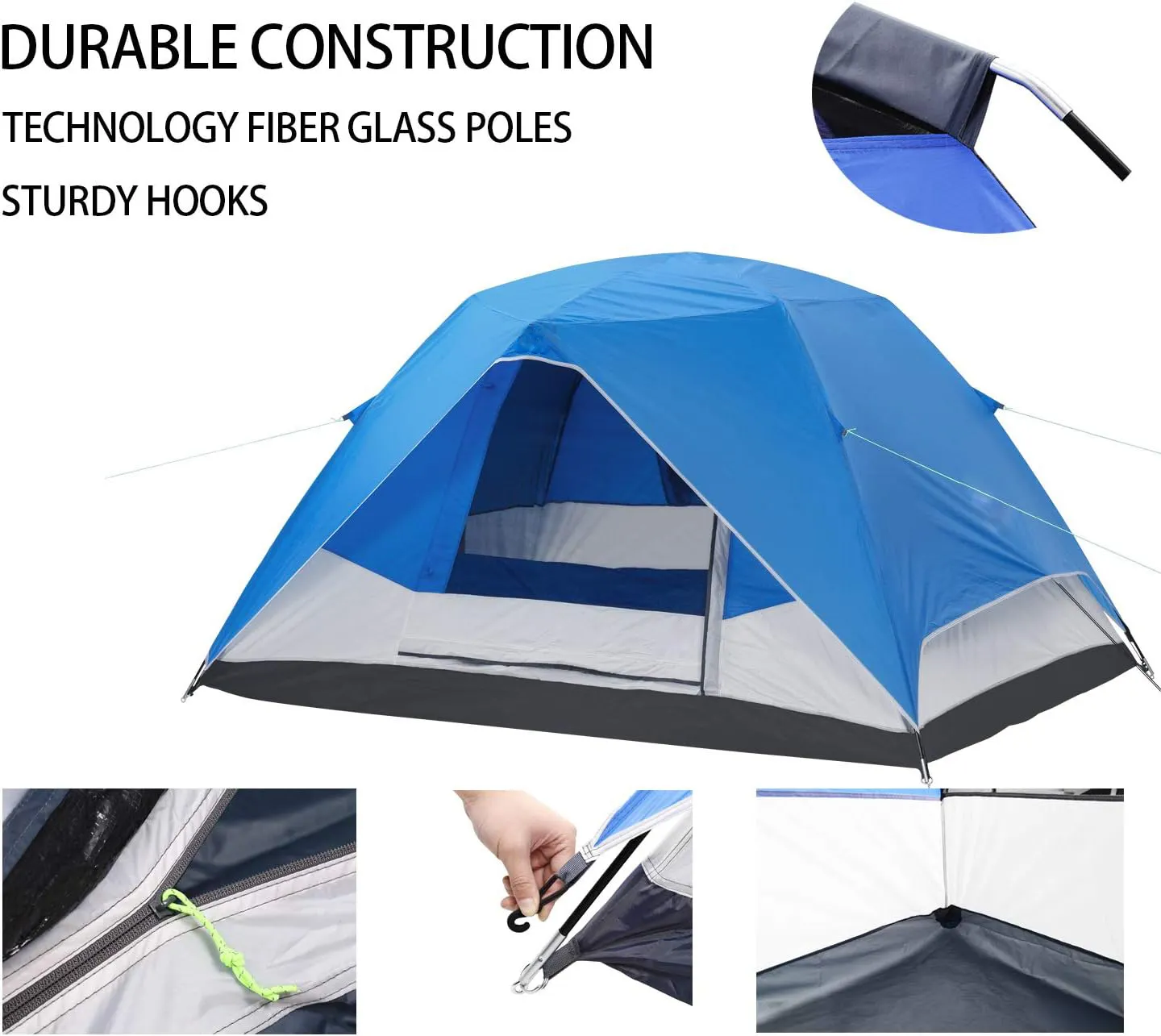 NQ sport Outdoor Waterproof 1 2 /3 4 person Hiking Beach Folding Automatic Popup Instant Hunting Camping Tent