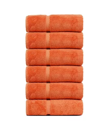 BC Bare Cotton Luxury Hotel Spa Towel Turkish Cotton Hand Towels Set of 6