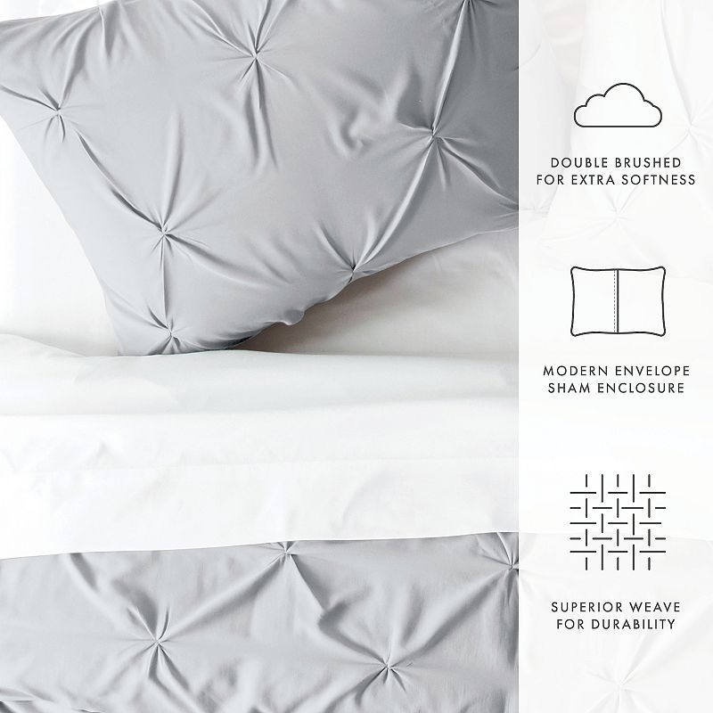 Urban Loft's Luxury Pinch Pleat Duvet Cover Home Bedding Set