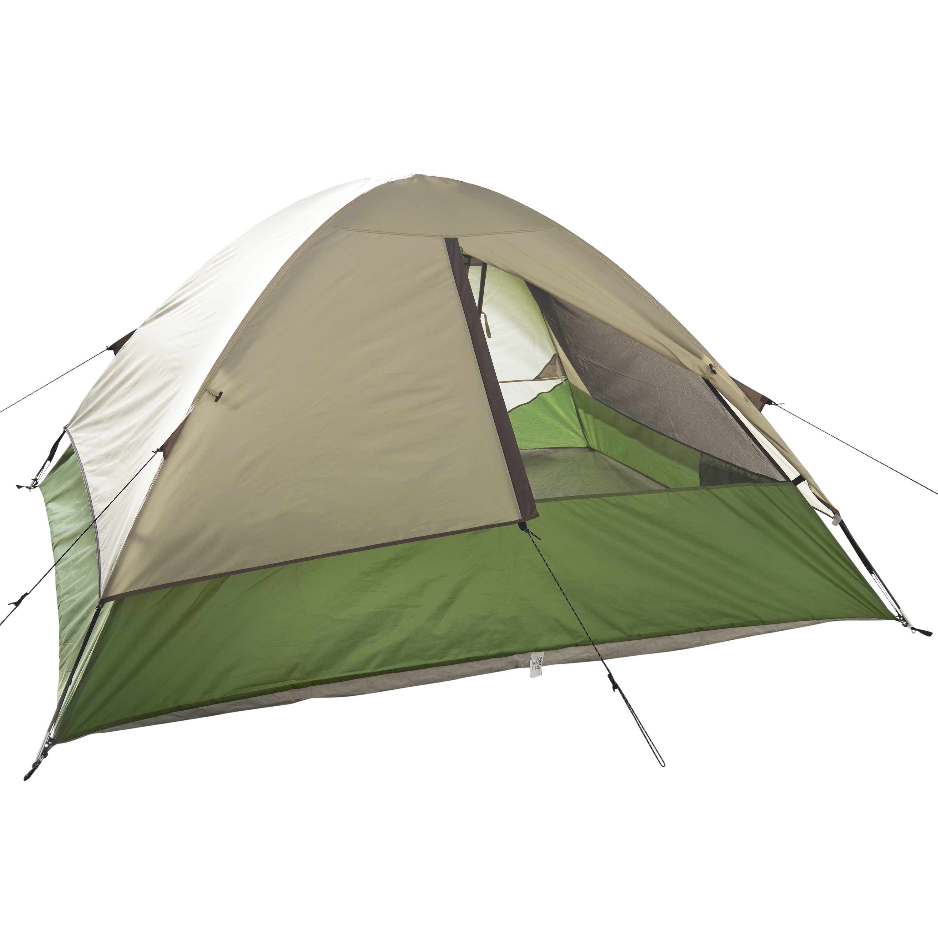 Wenzel Jack Pine Green 4-Person Dome Tent， 7'x8'