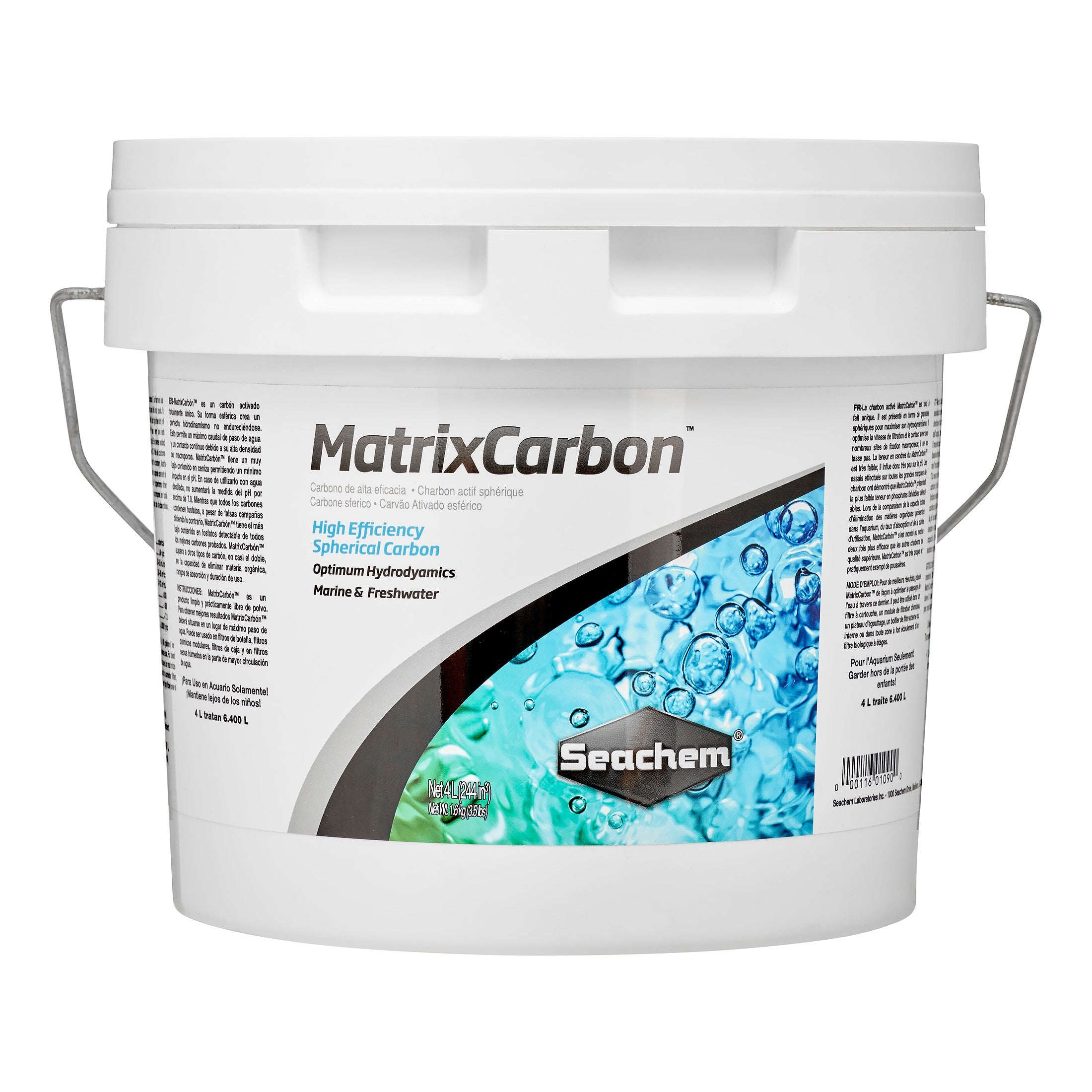 Seachem Matrix Carbon Fish and Aquatic Life Filtration Media， 135.2 Oz