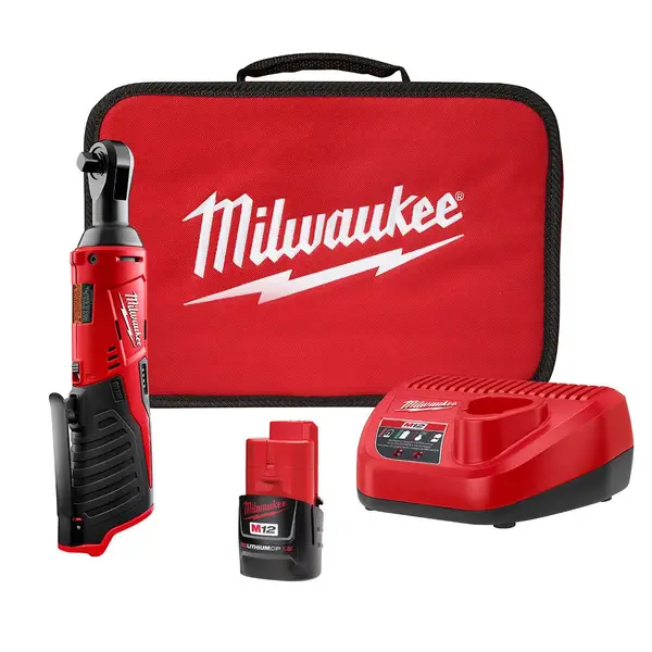 Milwaukee M12 Cordless 3/8 Ratchet Kit