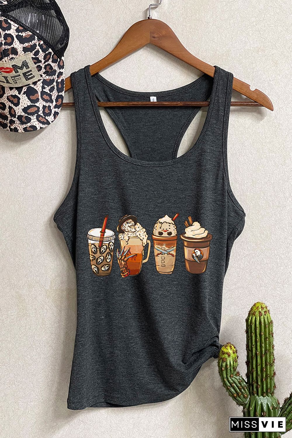 Halloween Coffee Sleeveless Tank Top Wholesale