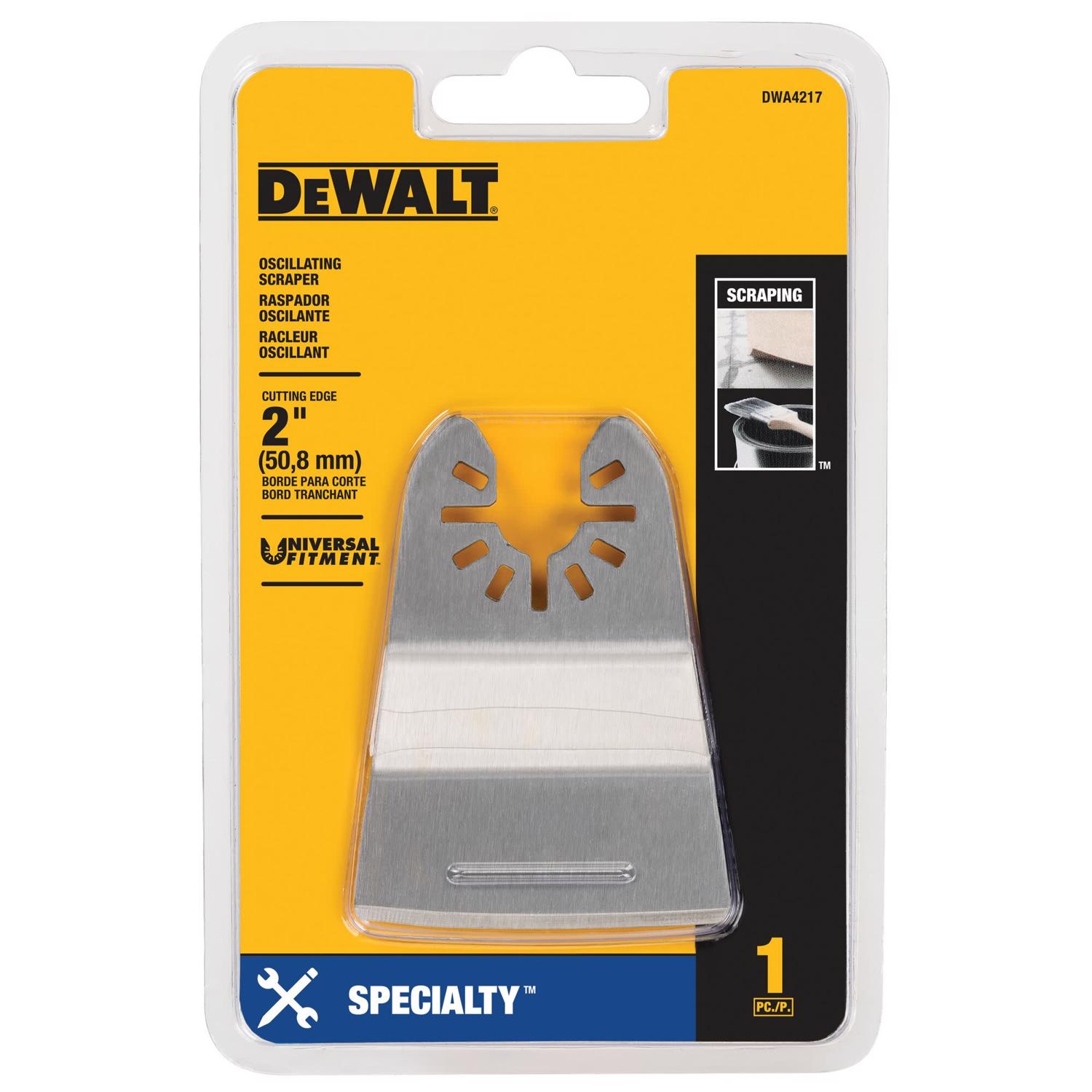 DW Universal Fitment Steel Rigid Scraper Blade 1 pk