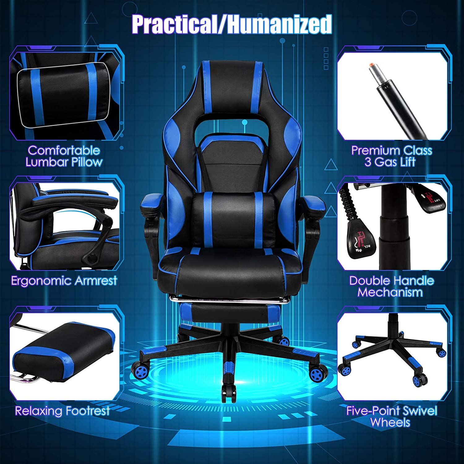 Ergonomic Gaming Chair, Executive Computer Office Chair