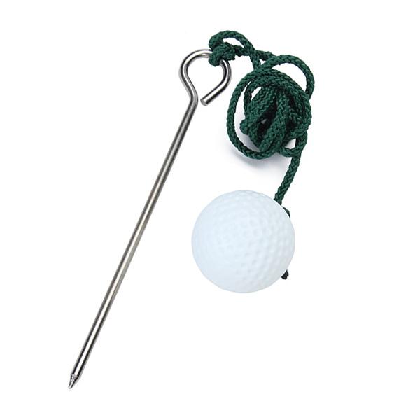 2 Pack Golf Ball with String for Outdoor Ball Toss Lawn Game for Adults