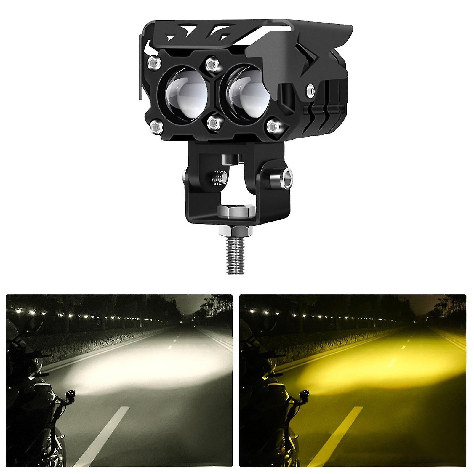 Motorcycle ， Work Lamp Car Atv Scooter Ip67 Waterproof Racer High Brightness， Auxiliary  Lens 80w 9-30