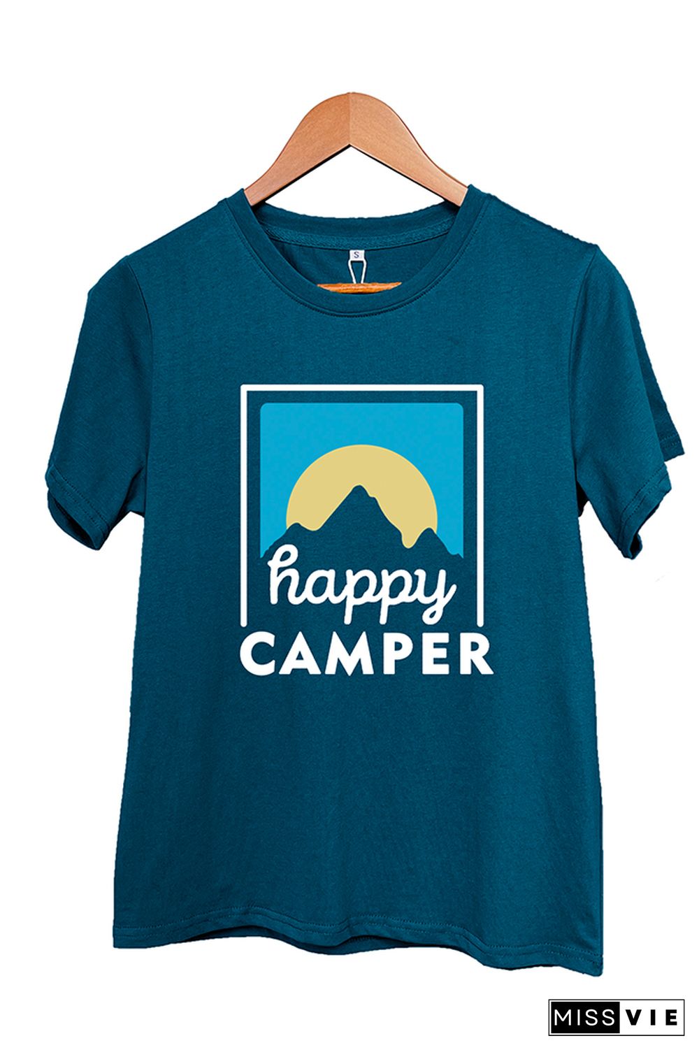 Happy Camper Short Sleeve Graphic Tee Wholesale