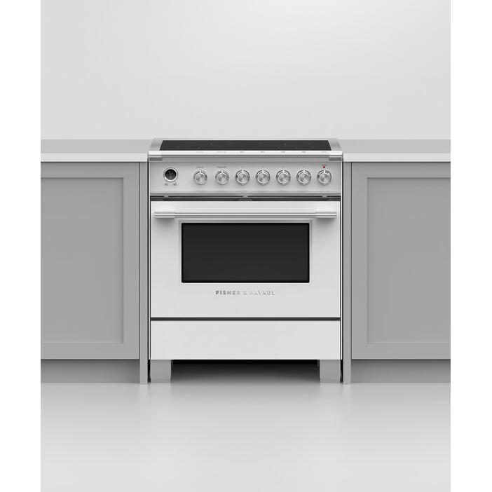 Fisher & Paykel 30-inch Freestanding Electric Range with Induction Technology OR30SCI6W1