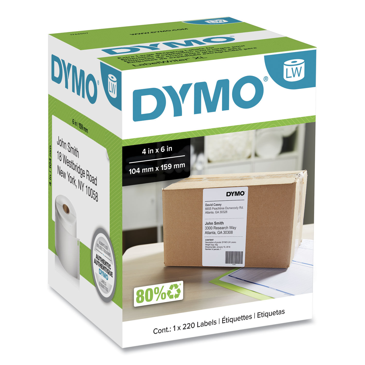 LabelWriter Shipping Labels by DYMOandreg; DYM1744907