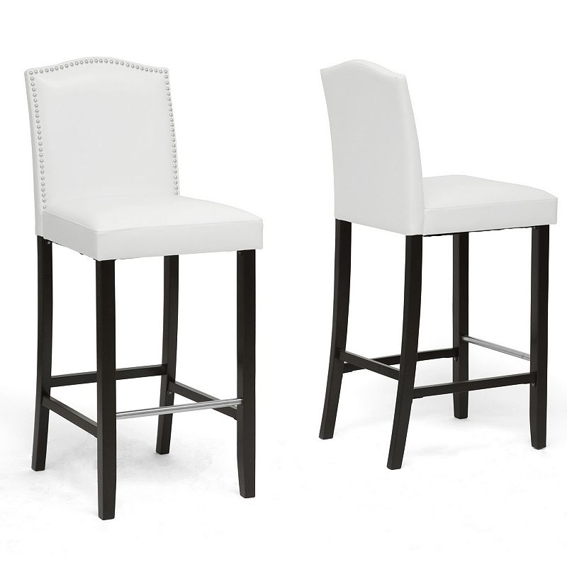 Baxton Studio 2-piece Libra Bar Stool Set